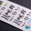Kelik K72068 RF-4B - interior 3D decals for Hasegawa kit (1/72)